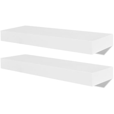 Wall Shelf: Three Tier Matte Black Ladder Bracket Frame