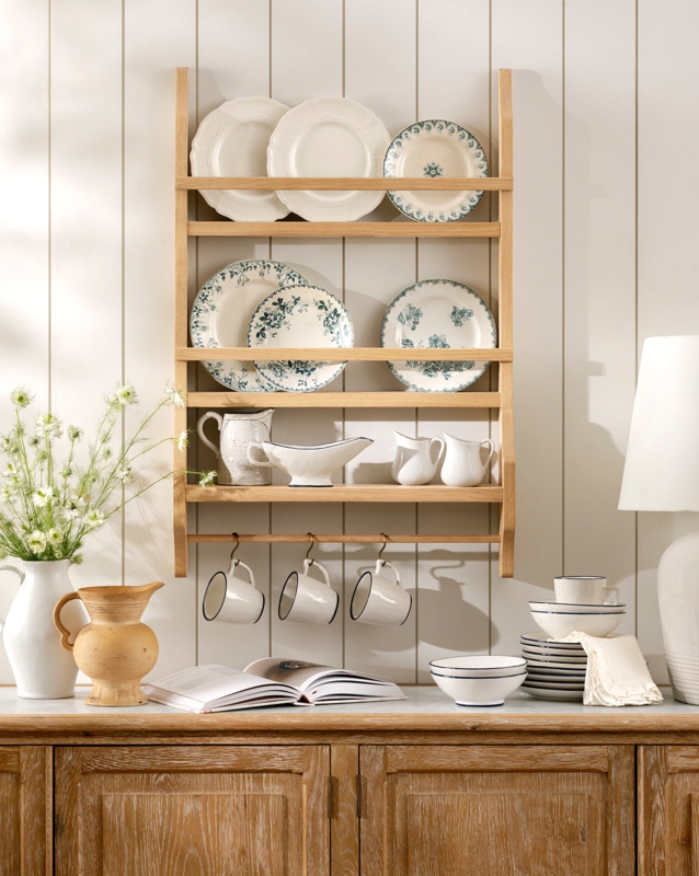 Wall Shelf Tiered Shelves Organized Kitchen Vertical Storage