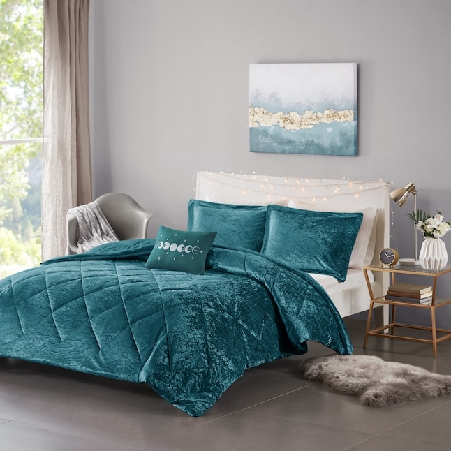 Watercolor Comforter Set, Abstract Pattern, Contemporary Style