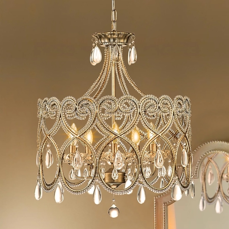 Antique Bronze Crystal Chandelier, Traditional Glam Tiered Light