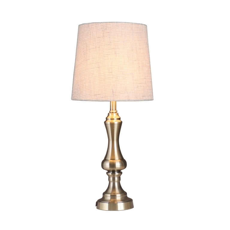 Beige Fabric Lamp Shade Uno Fitter Tapered Drum Woven Texture