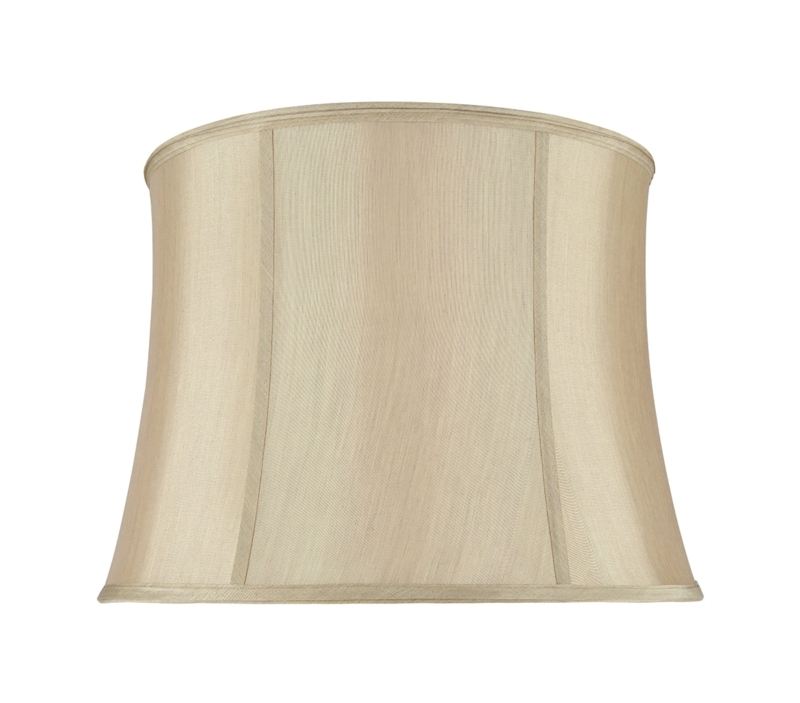 Bell Lamp Shade Gold-toned Woven Texture Transitional Classic