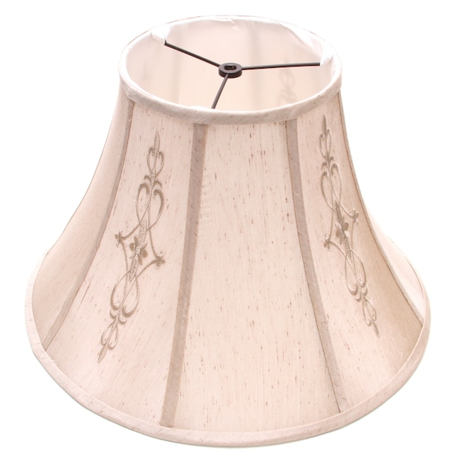 Bell Lamp Shade Sloping Sides Textured Weave Timeless Traditional