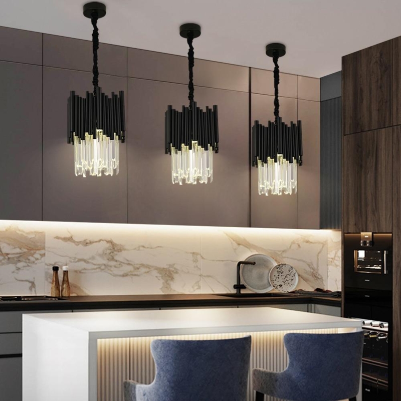 Black and Crystal Pendants | Jade Connor Design Store