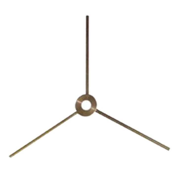 Brass Lampshade Spider Polished Three Way Design 7 Inch Frame