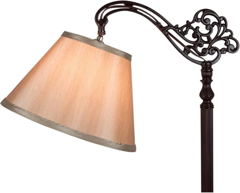 Bronze Uno Lamp Shade Flared Bell Silhouette Metal