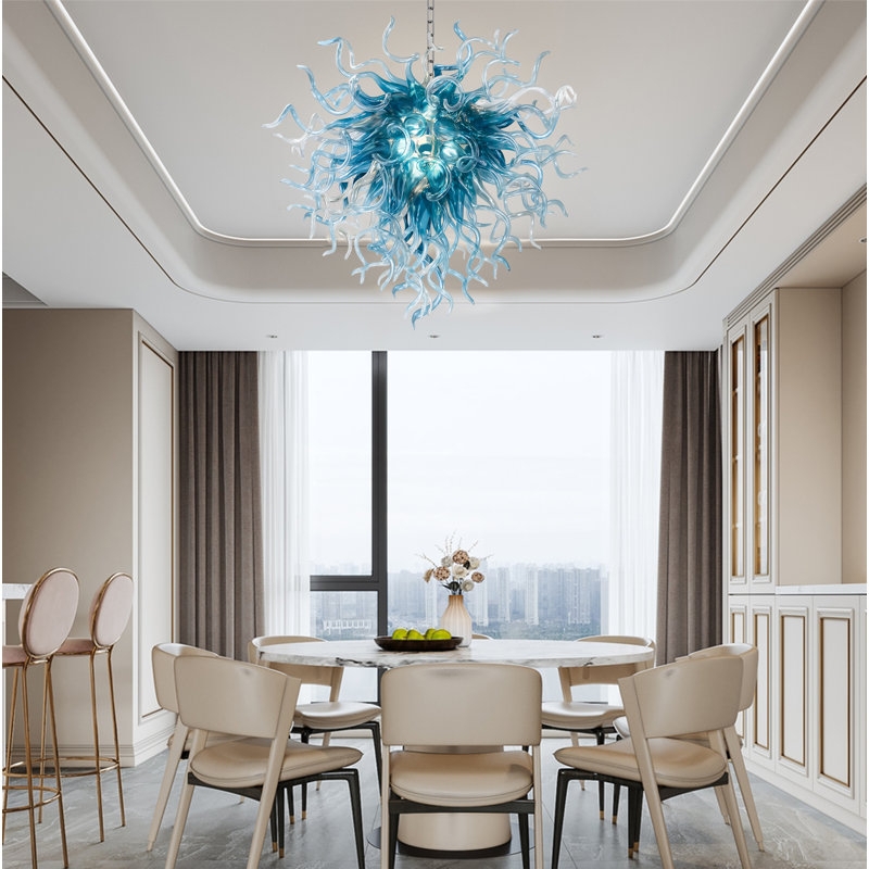 Chandelier Interlocking Geometric Frames with Integrated LED.
