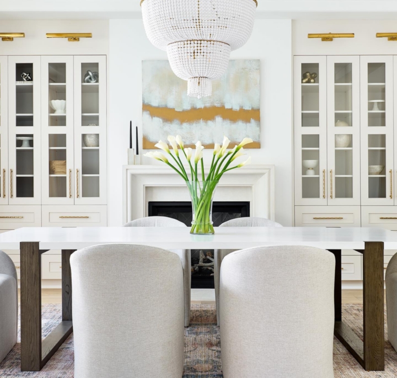 Chandelier Linear Silhouette Matte Black Multi Arm Modern Living