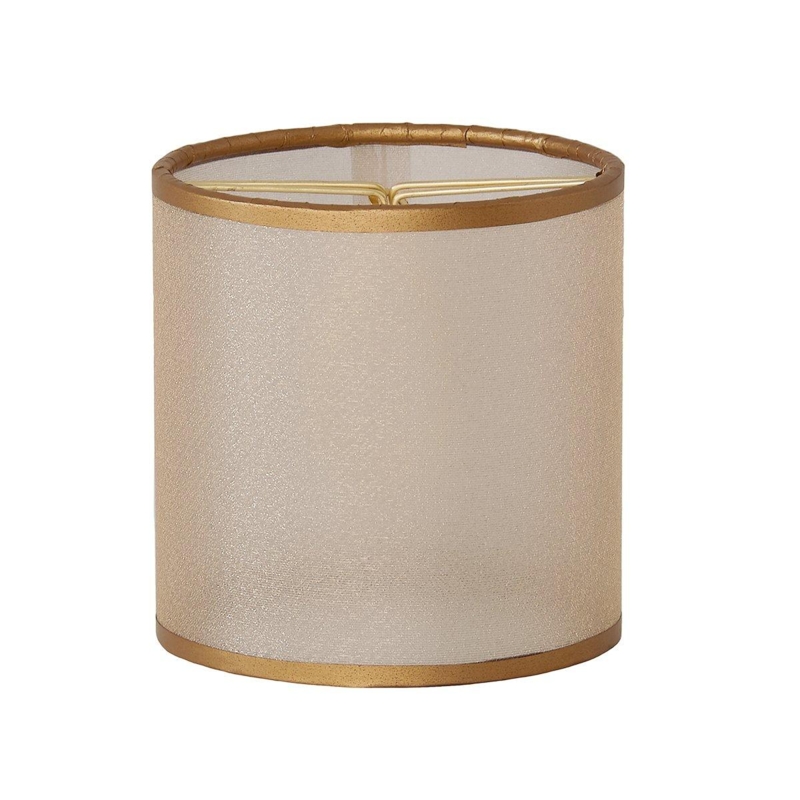 Chandelier Shade White Sheer Organza Clip On Fitter Drum Style