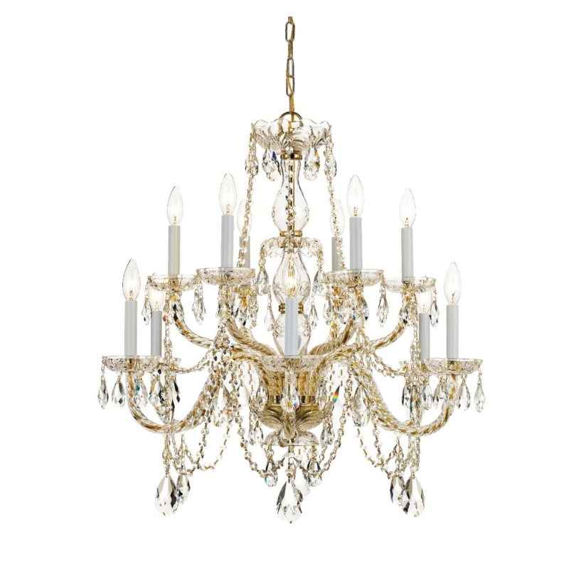 Chandelier Traditional Multi-Tier Crystal Drapery Beaded Strands