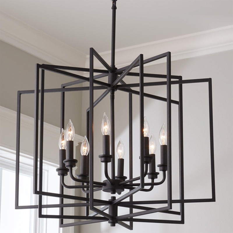 Chandelier Transitional Upright Candelabra Arms Wagon Wheel Frame