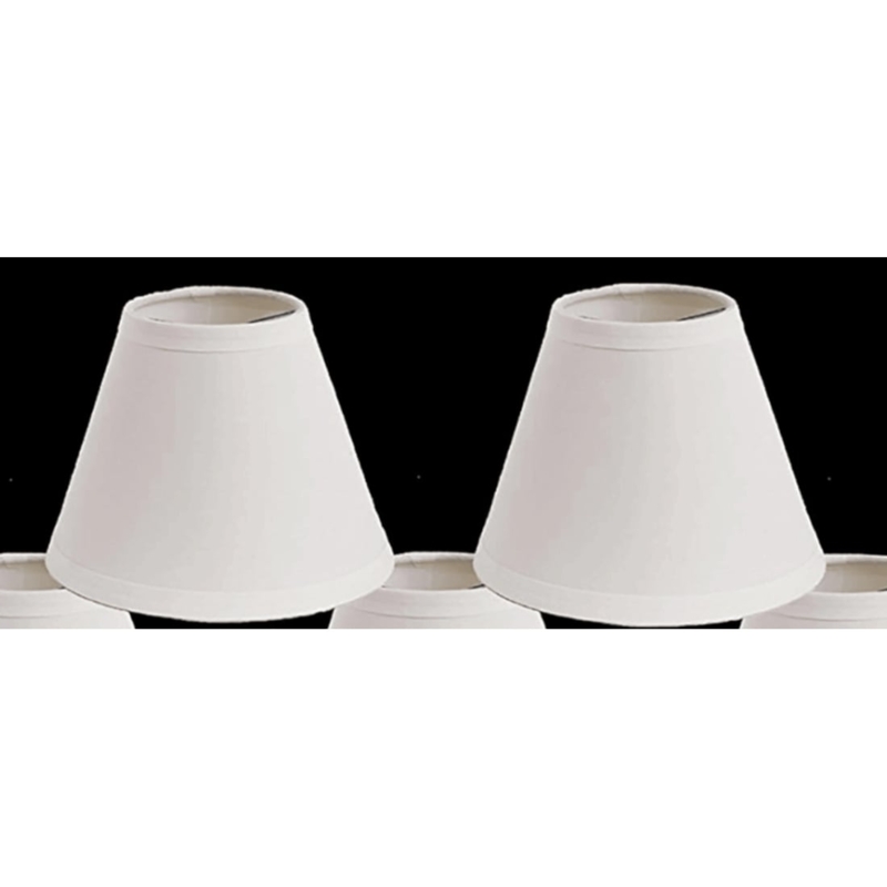 Classic White Tapered Hardback Lamp Shade Replacement
