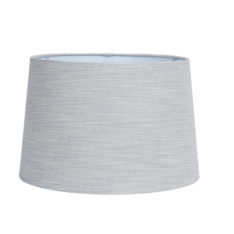 Clean Drum Lamp Shade features Rolled Edges and Spider Fitter