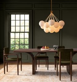 Cluster Chandelier Cylindrical Glass Shades Staggered Heights Modern