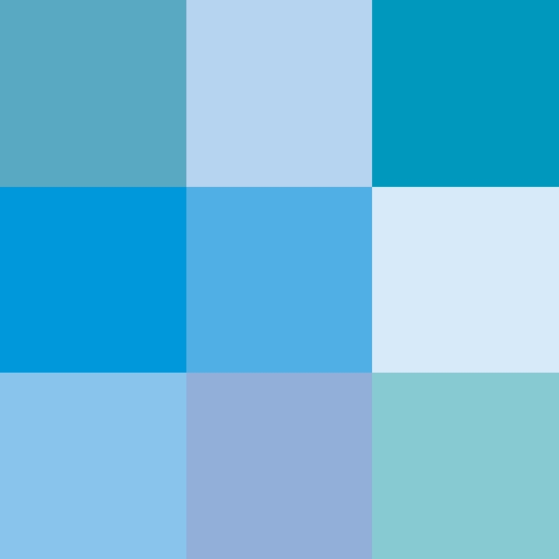 Color Palette Chart Pastel Shades Labeled Swatches Grid