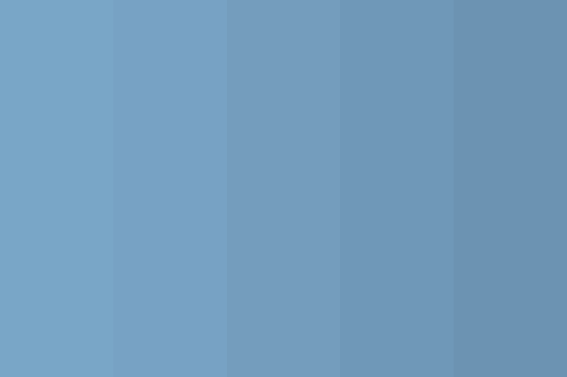 Color Palette Vertical Tonal Blue Progression Navy To Sky