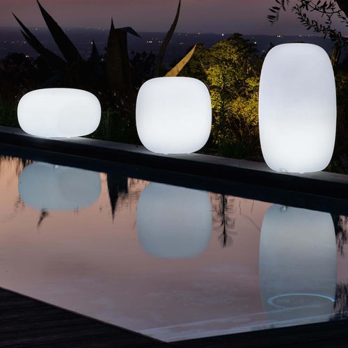 Contemporary Sculptural Floor Lamp White Organic Textured Lighting