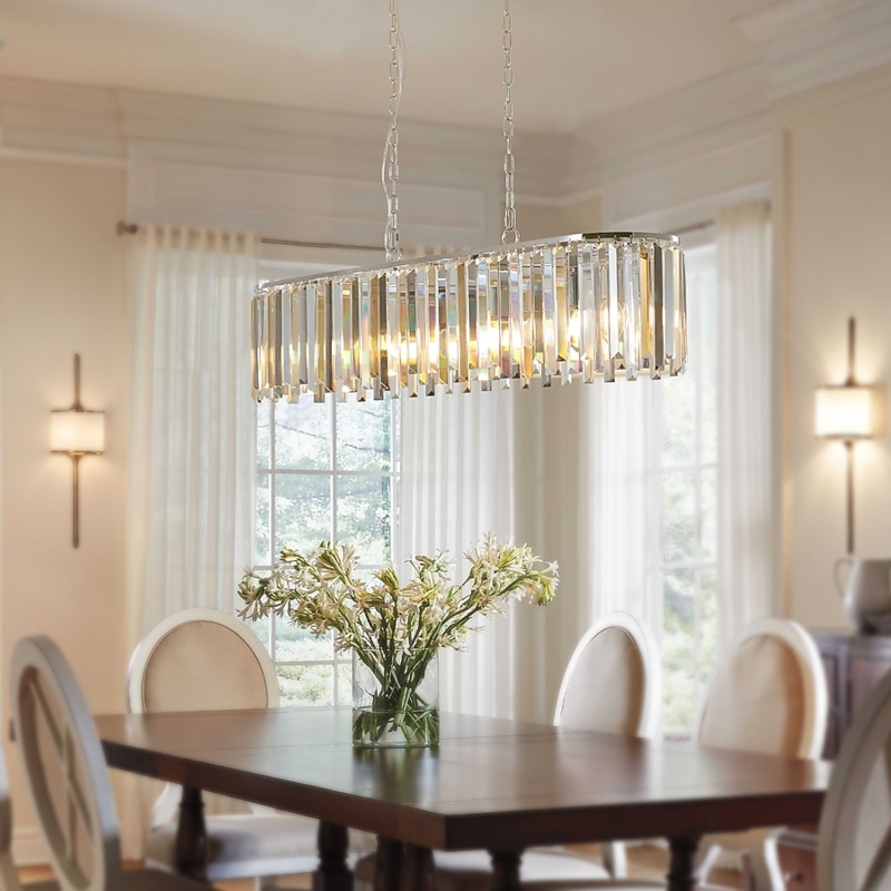Crystal Wagon Wheel Chandelier with Brushed Finish and Droplets