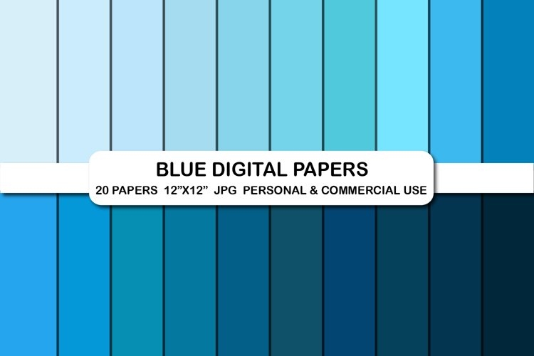 Digital Paper Blue Textures Watercolor Marbled And Grainy Surfaces