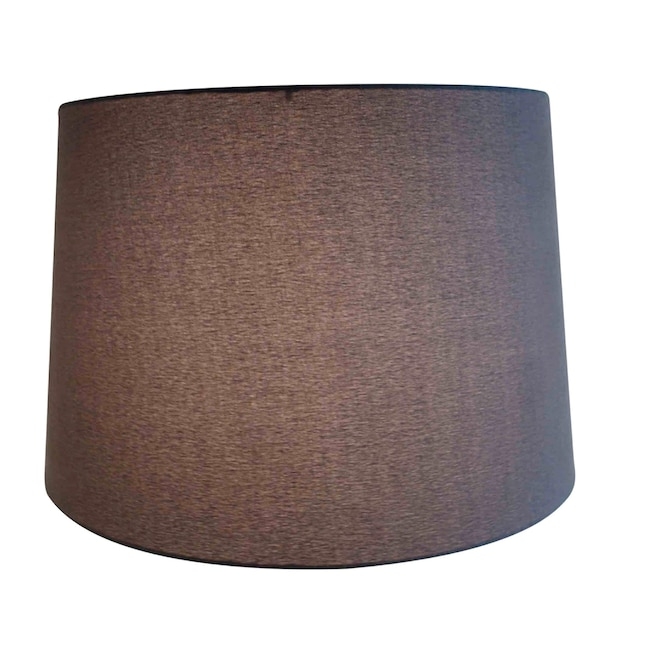 Drum Lamp Shade Fabric Rolled Edges Transitional