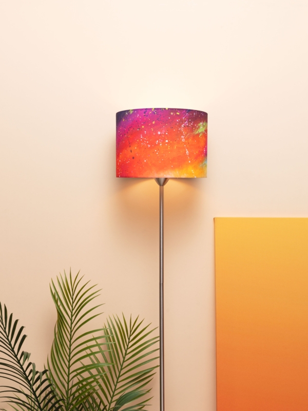 Drum Lampshade Custom Photo Collage Print Cylindrical Personalized Decor