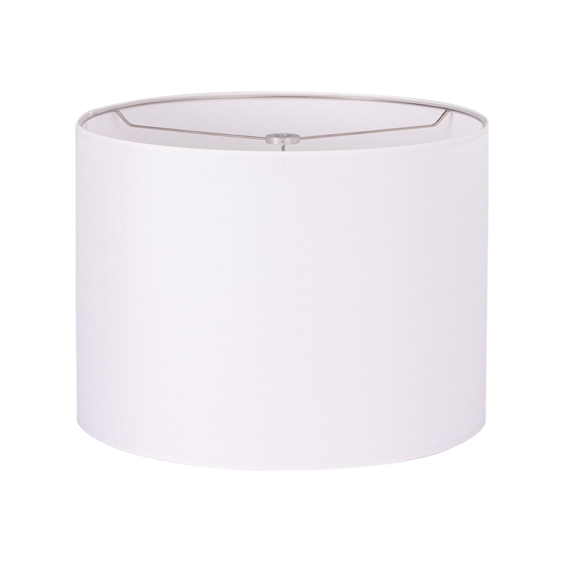 Drum Lampshade, Smooth Fabric Finish, Spider Fitter