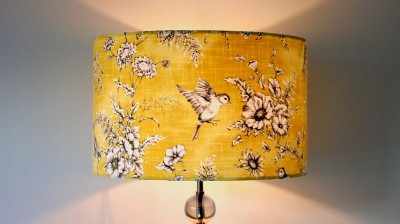 Drum Lampshade Woven Texture Rolled Edges Modern Rustic
