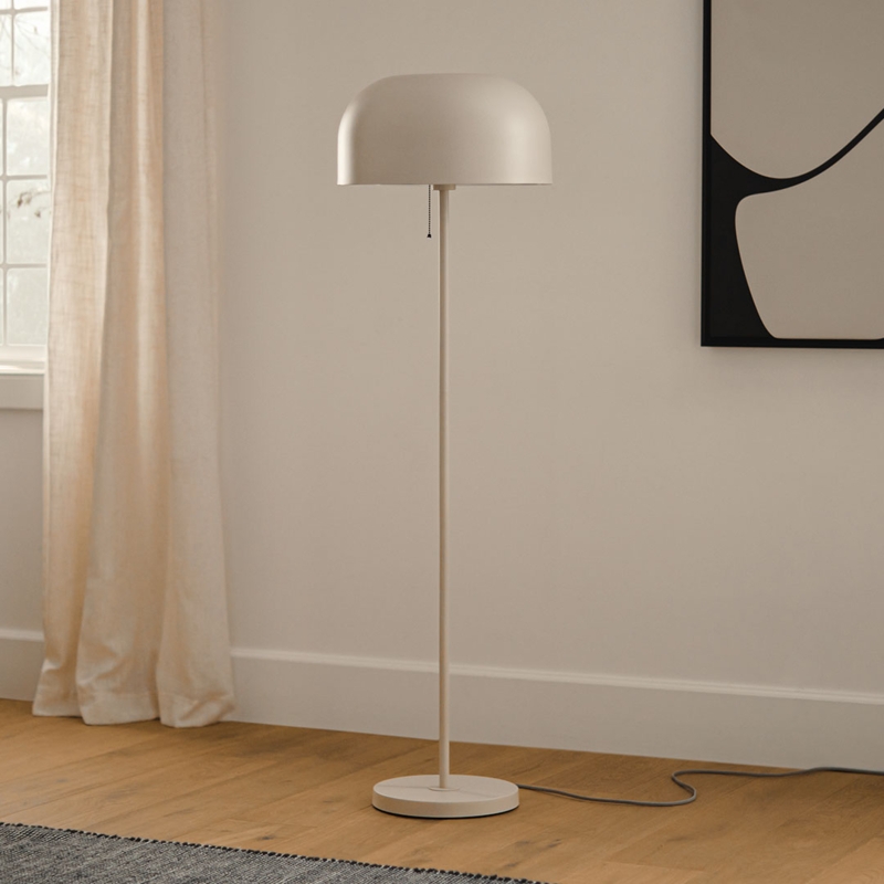 Dual Head Floor Lamp Polished Silver Adjustable Task Lighting