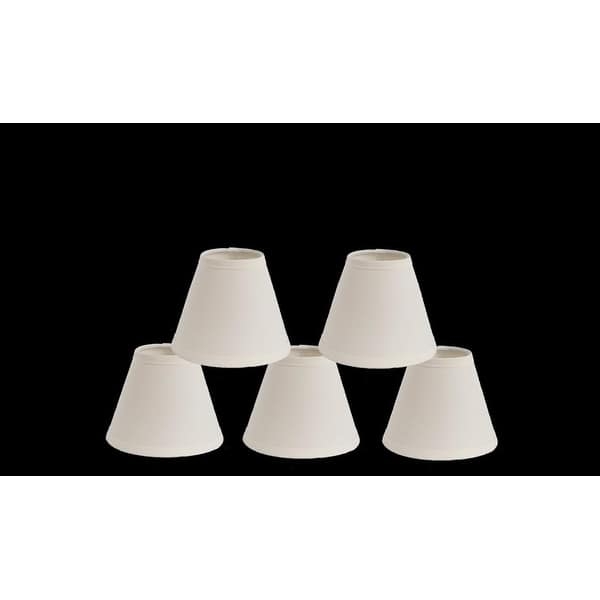 Eggshell Cotton Hardback Lamp Shade, Tapered Silhouette