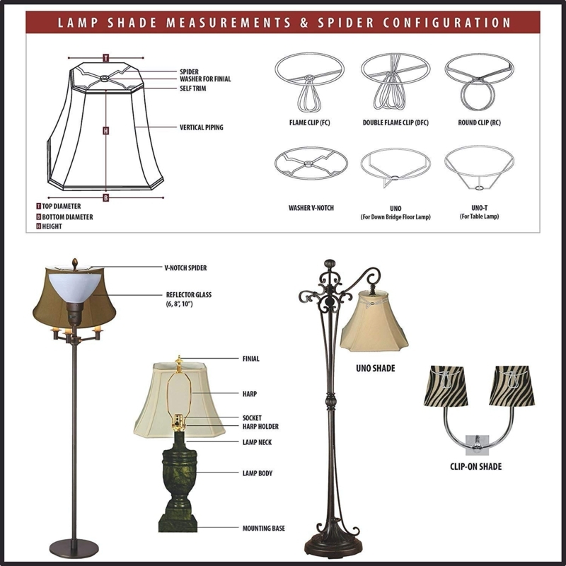 Eggshell Silk Bell Lamp Shade Uno Fitter Replacement
