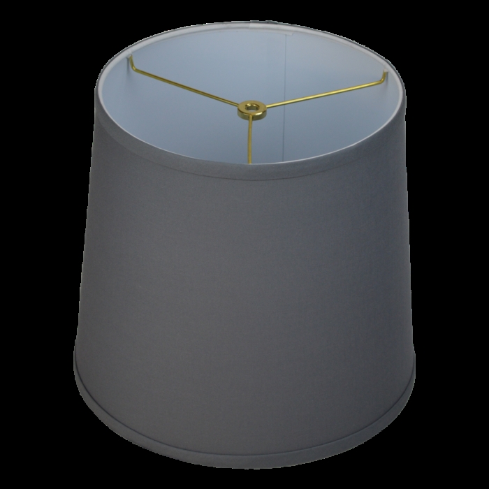 Empire Lamp Shade, Avocado Green Linen, Spider Fitter