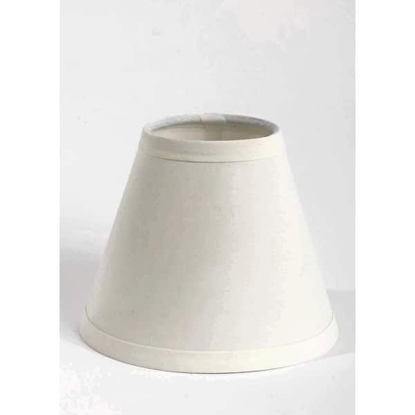 Empire Lamp Shade: Eggshell Hardback Clip On Classic