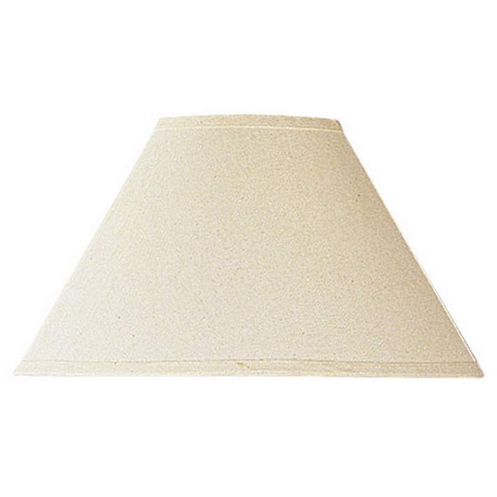 Empire Lamp Shade, Linen Hardback, Matte Fabric Finish, Tapered Sides