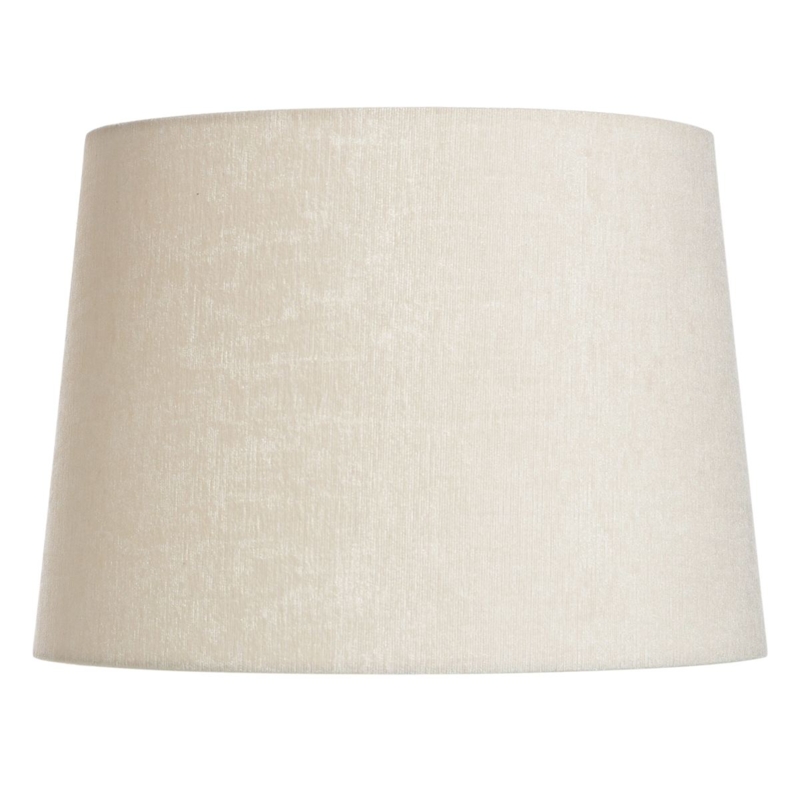 Empire Lamp Shade Piped Edges Woven Texture Classic Warm