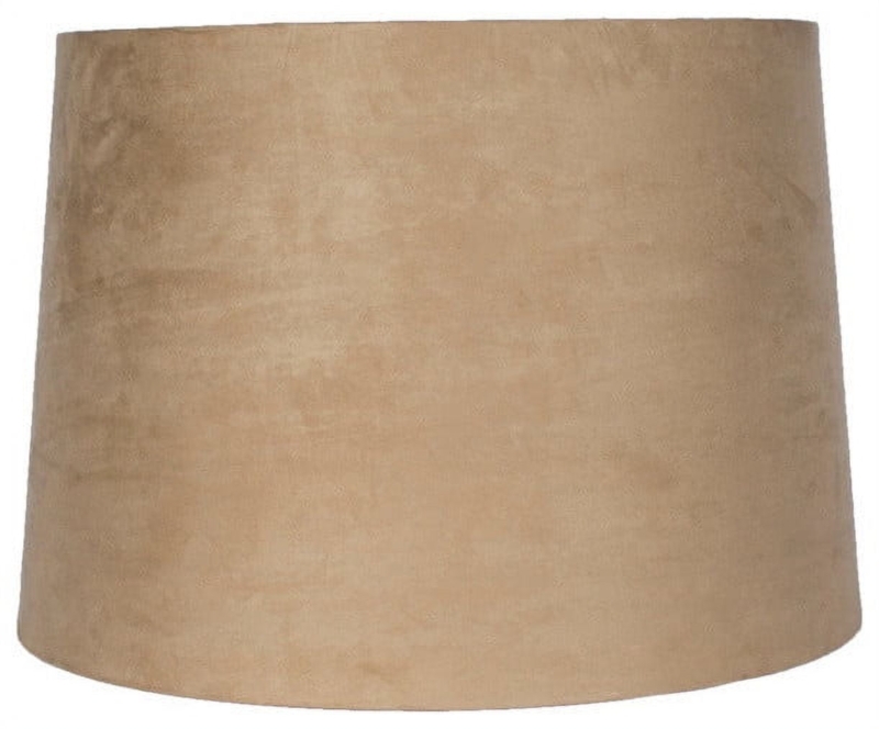 Empire Lamp Shade Suede Like Texture Transitional Style Hardback