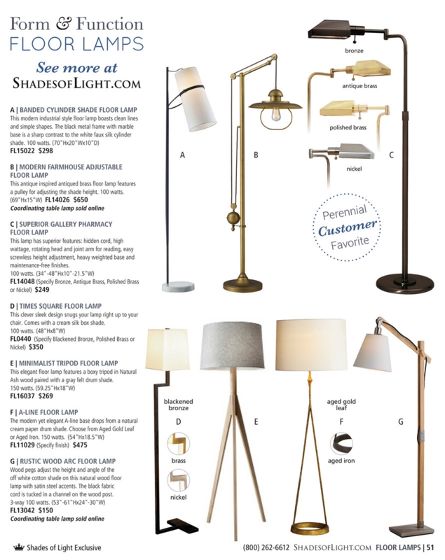 Floor Lamp Adjustable Arm with Oversized Drum Shade Modern Farmhouse