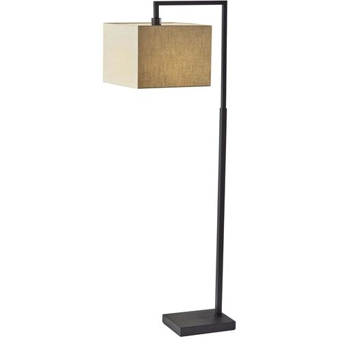 Floor Lamp Angled Neck Industrial Cone Shade Task Light