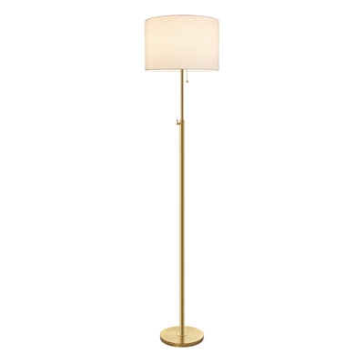 Floor Lamp Arched Neck Matte Black Finish Conical Shade