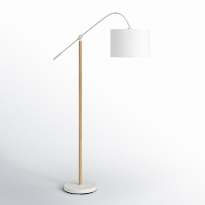 Floor Lamp Brass Finish Tripod Base Pull Chain Sleek