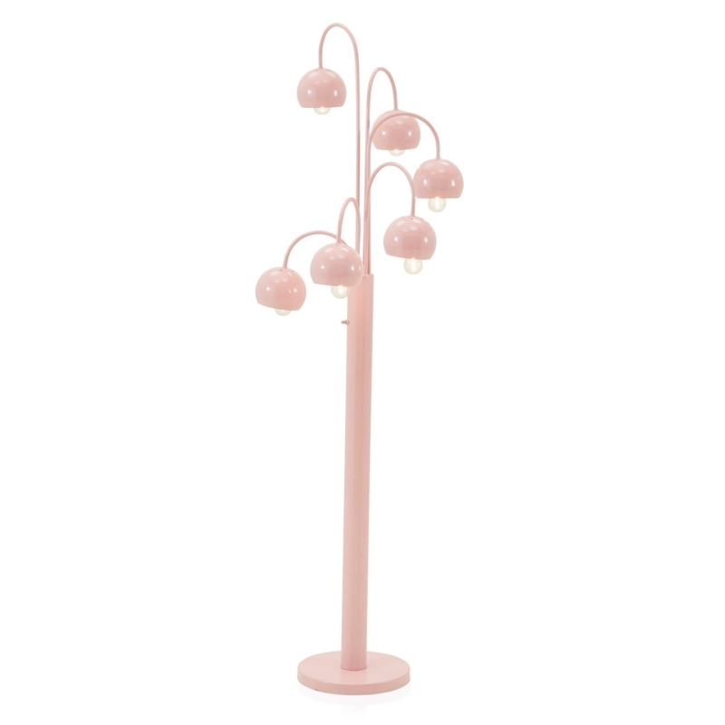 Floor Lamp Cascading Cones Bronze Multi Arm Frame Tiered Lighting