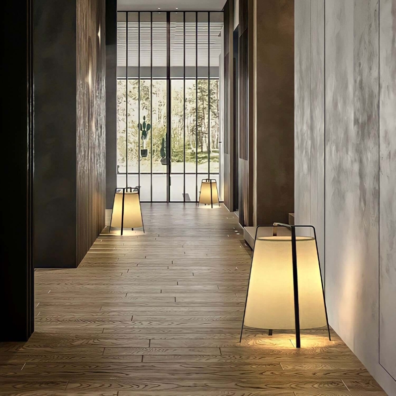 Floor Lamp Organic Shape Sculptural Design Wabi Sabi Living Room