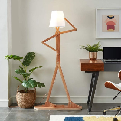 Floor Lamp Oversized Desk Lamp Style Adjustable Hinged Arm