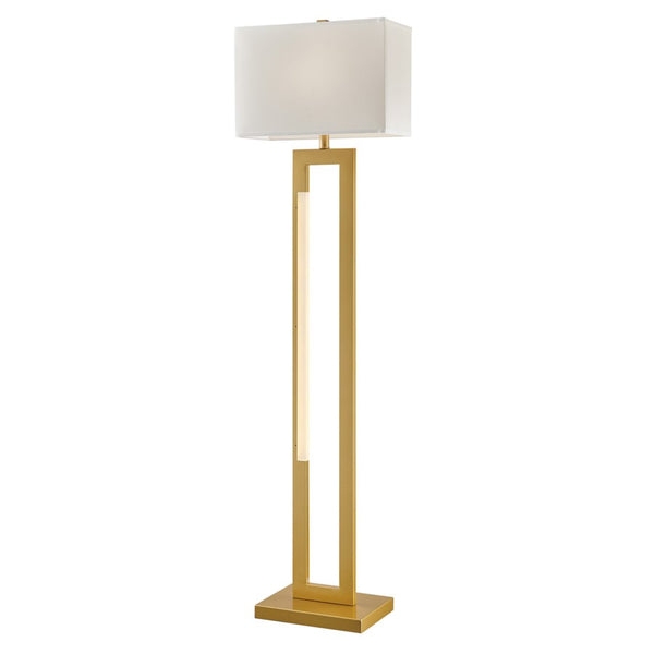 Floor Lamp Six Light Black Architectural Minimalist Lighting