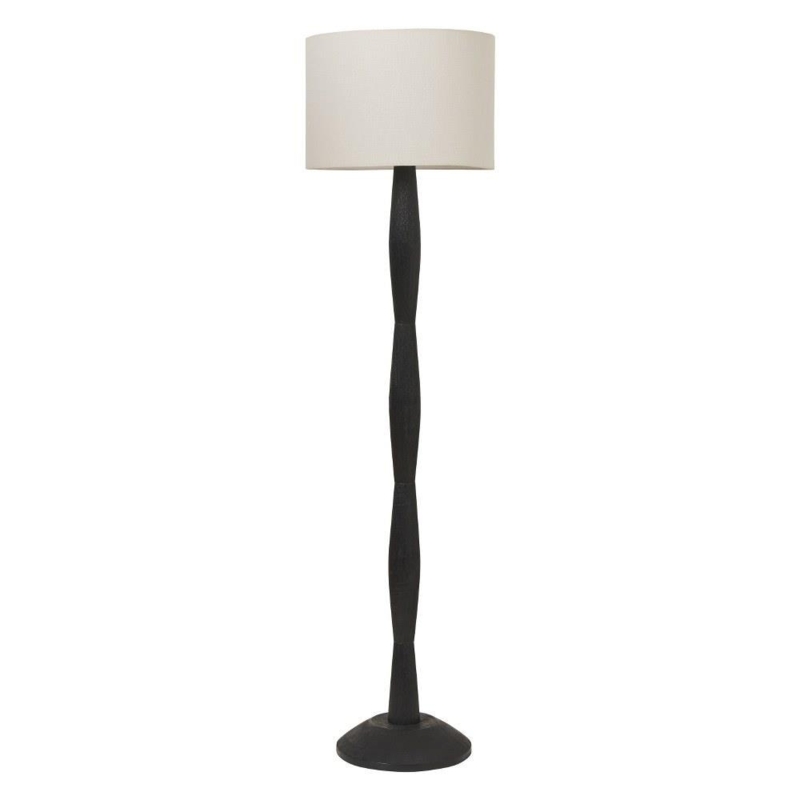 Floor Lamp Thin Silhouette Tripod Frame Drum Shade