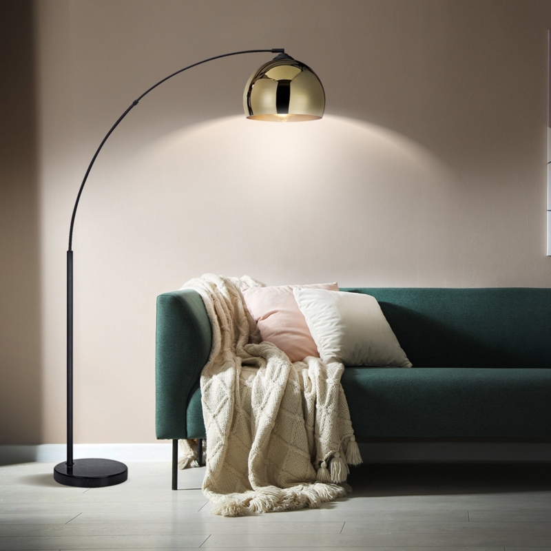 Floor Lamp with Pleated Shade Texture for a Minimalist Reading Corner