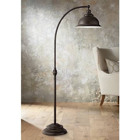 Floor Lamp Wood Tripod Base with Tapered Legs and Drum Shade