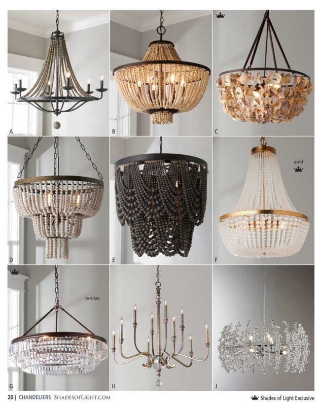 French Country Chandelier with Distressed Gray Washed Wood and Curved Arms