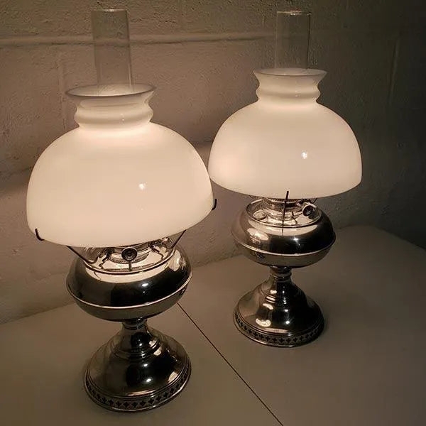 Glass Student Shade, Opal Bell Shape Vintage Traditional
