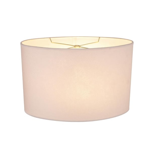 Hardback Oval Lamp Shade Replacement with Linen-Like Finish