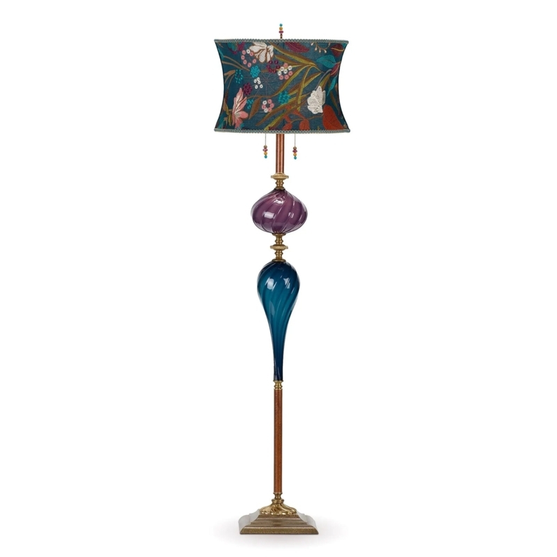 Kinzig Design Deacon Floor Lamp Blue Turquoise Orange White Purple   Sweetheart Gallery, LLC: Contemporary Craft Gallery, Fine American Craft,  Art, Decor, Handmade Home & Personal Accessories